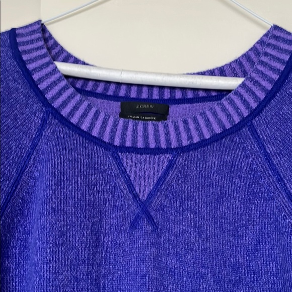 J. Crew Sweaters - J. Crew Purple Italian Cashmere Crewneck Sweater